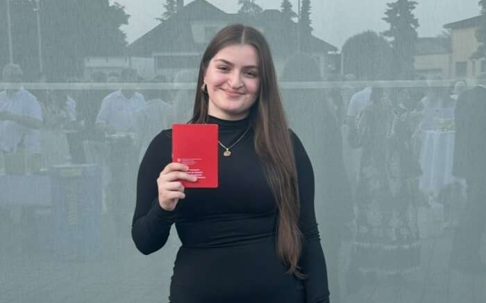 Erzana hat die Lehre erfolgreich abgeschlossen